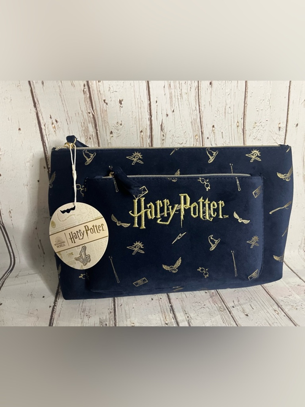 Harry Potter Travel Bag 12"x8" – Hogwarts Themed – Make Up Bag NWT Primark
